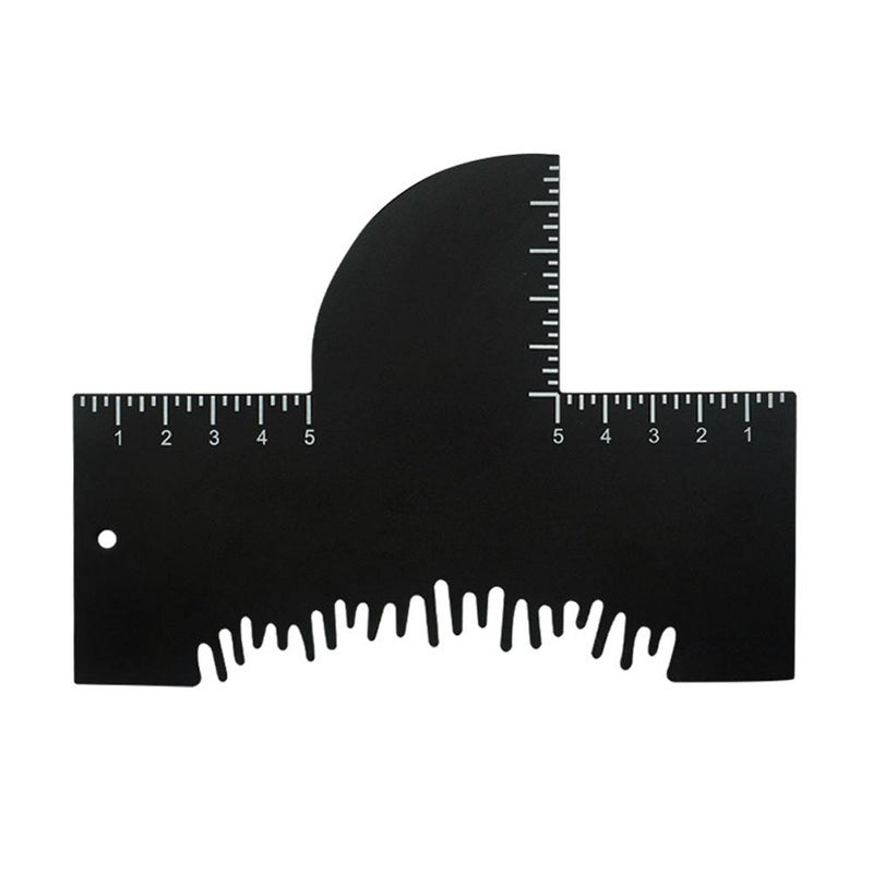 New cross-border 2-in-1 styling card, hairdresser's hairline styling edge alignment tool, reusable ruler